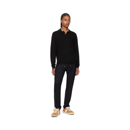 Drawstring Tapered Leg Trousers