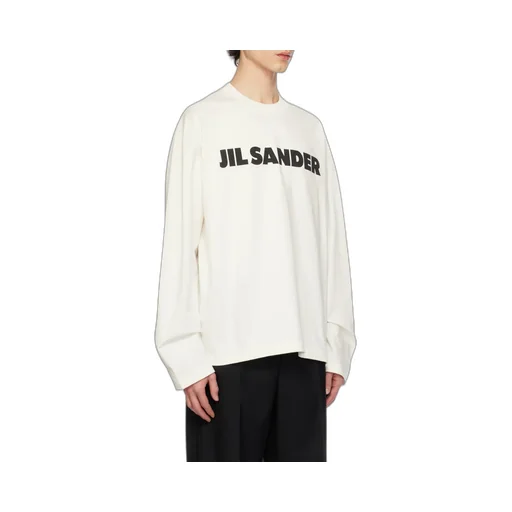 Jil Sander Logo Printed Crewneck Sweatshirt