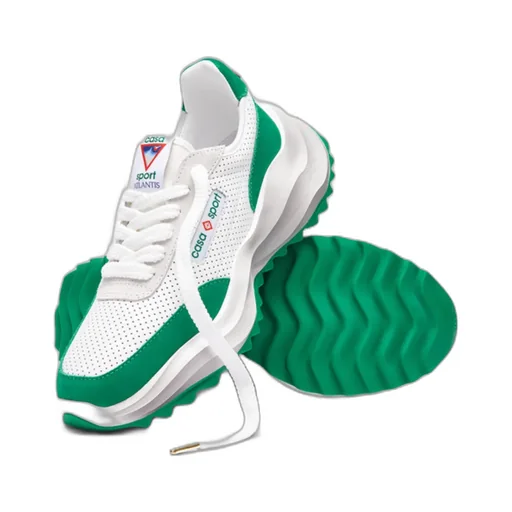 Atlantis Perforated Lace-Up Sneakers