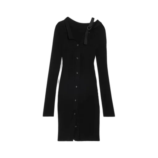 Jacquemus La Robe Maille Colin Ribbed Mini Dress