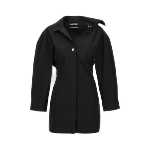 Jacquemus Asymmetric Mini Shirt Dress