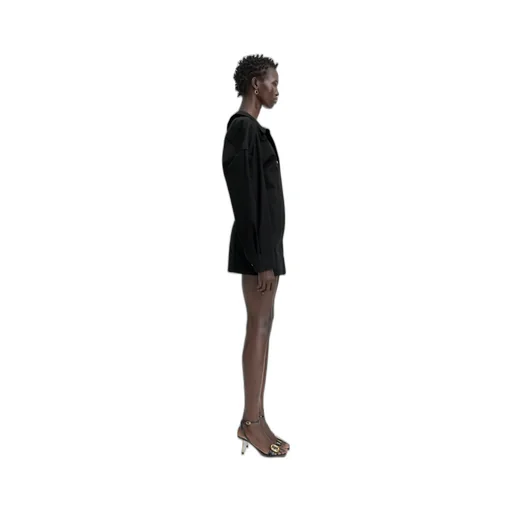 Jacquemus Asymmetric Mini Shirt Dress