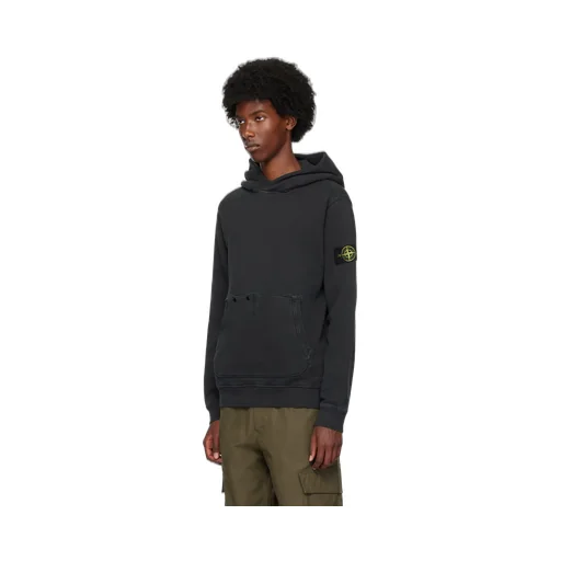 Stone Island Long-Sleeved Compass Patch Hoodie