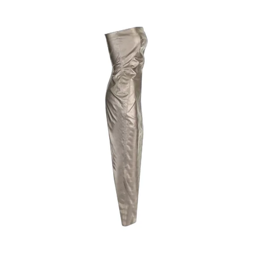 Rick Owens Floor-Length Strapless Bustier Gown