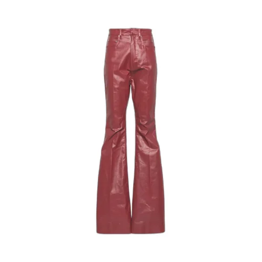 Rick Owens Lido Bolan High-Waist Bootcut Trousers