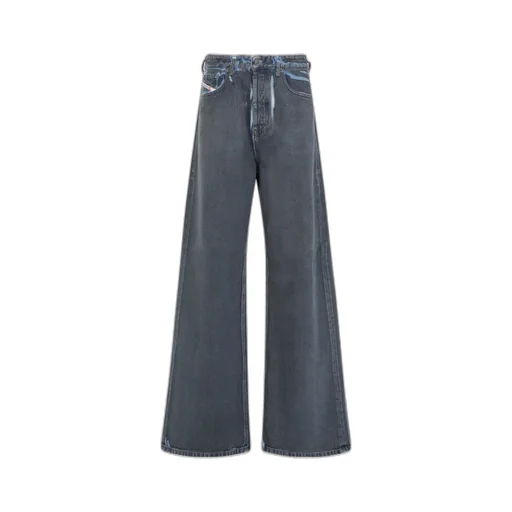 1996 D-Sire-S1 Low-Rise Distressed Wide-Leg Jeans