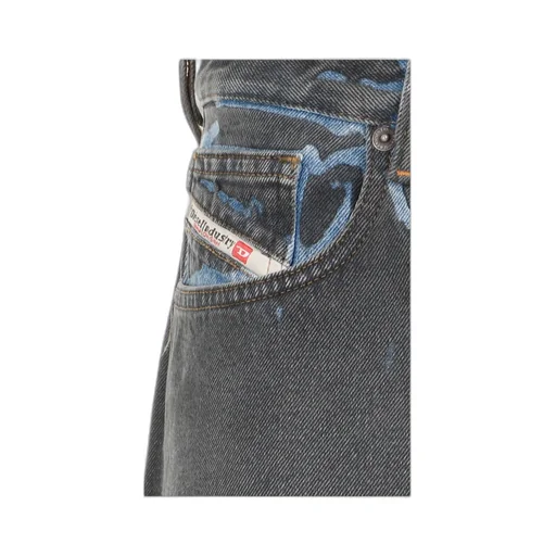 1996 D-Sire-S1 Low-Rise Distressed Wide-Leg Jeans