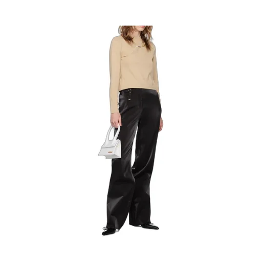 Jacquemus Logo Patch Long-Sleeve Top