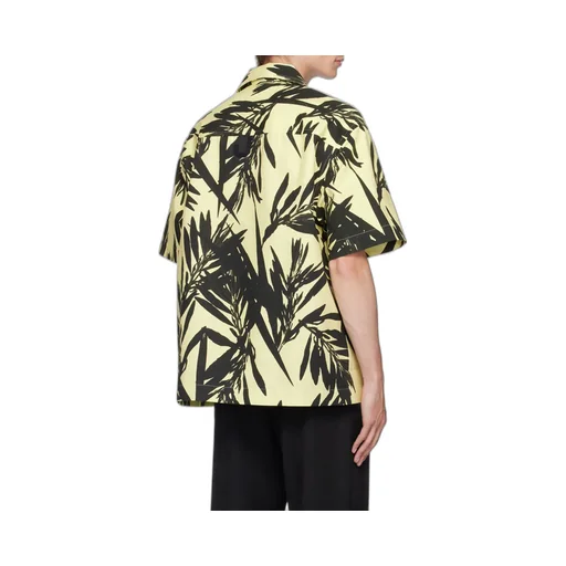 Jacquemus La Chemise Jean Foliage Printed Bowling Shirt