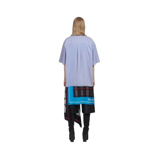 Scarf Shirt Dress