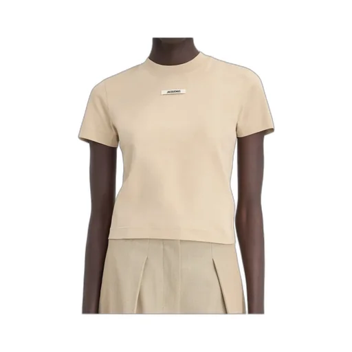 Jacquemus Grosgrain Logo Short-Sleeve T-Shirt