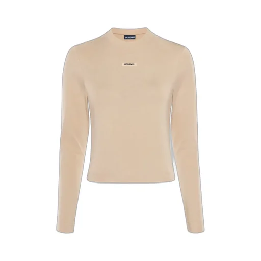 Jacquemus Logo Patch Long-Sleeve Top