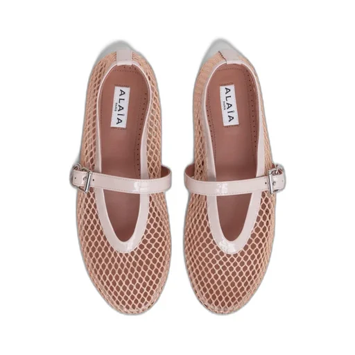 AlaÏA Fishnet Ballet Flats