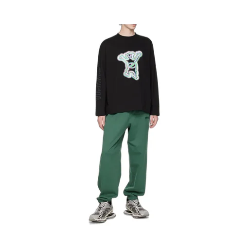 Graphic-Print Long-Sleeve T-Shirt