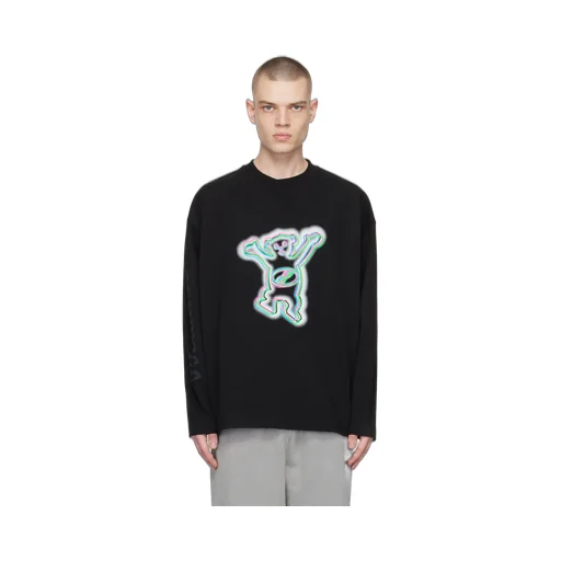 Graphic-Print Long-Sleeve T-Shirt