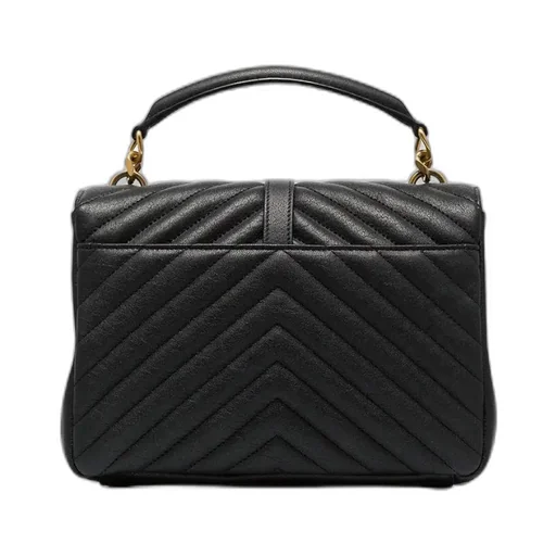 Saint Laurent College Quilted Medium Shoulder Bag