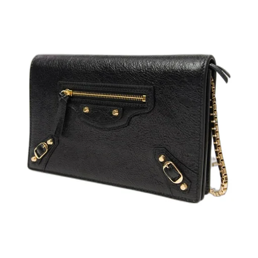 Metal Shoulder Strap Cross-Body Bag