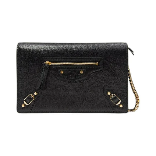 Metal Shoulder Strap Cross-Body Bag