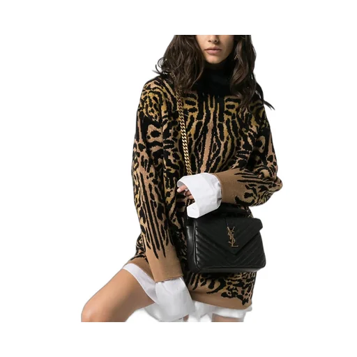 Saint Laurent College Quilted Medium Shoulder Bag