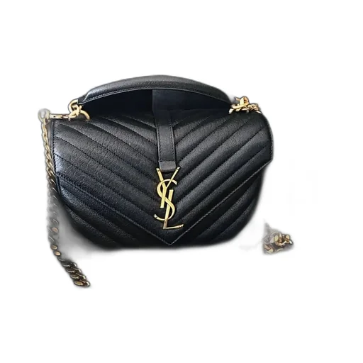 Saint Laurent College Quilted Medium Shoulder Bag