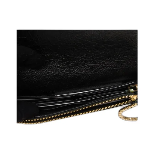 Metal Shoulder Strap Cross-Body Bag