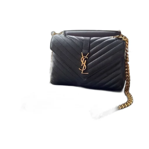 Saint Laurent College Quilted Medium Shoulder Bag