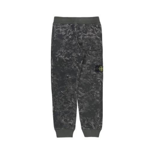 Stone Island Junior Compass-Badge High Waist Pants
