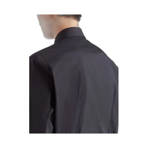 Prada Long-Sleeved Poplin Shirt