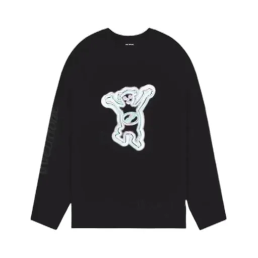 Graphic-Print Long-Sleeve T-Shirt