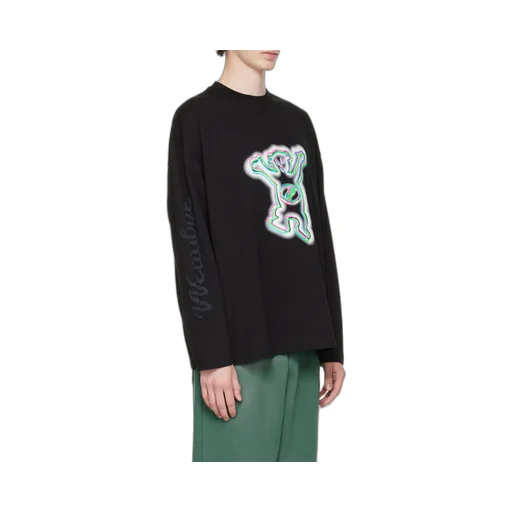 Graphic-Print Long-Sleeve T-Shirt