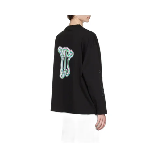 Graphic-Print Long-Sleeve T-Shirt
