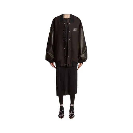 Khaite Spencer Press-Stud Bomber Jacket