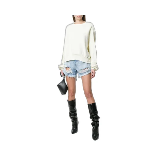 Imitation Old Denim Shorts