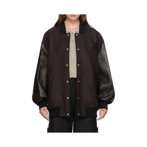 Khaite Spencer Press-Stud Bomber Jacket