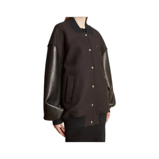 Khaite Spencer Press-Stud Bomber Jacket