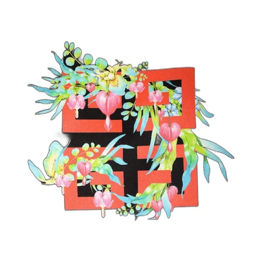Givenchy 4G Flower Printed Crewneck T-Shirt