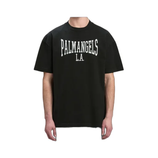 Palm Angels Logo Printed Crewneck T-Shirt