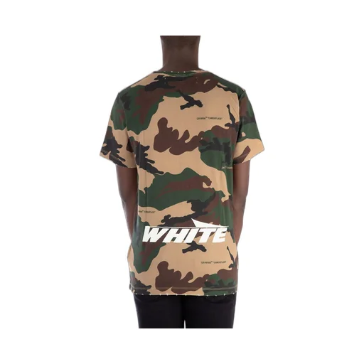 Camouflage Printed Cotton T-Shirt