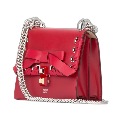 Kan I Bowknot Calfskin Shoulder Bag