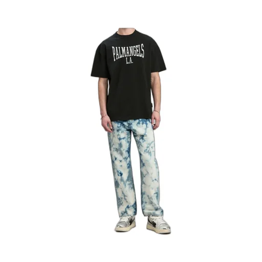 Palm Angels Logo Printed Crewneck T-Shirt