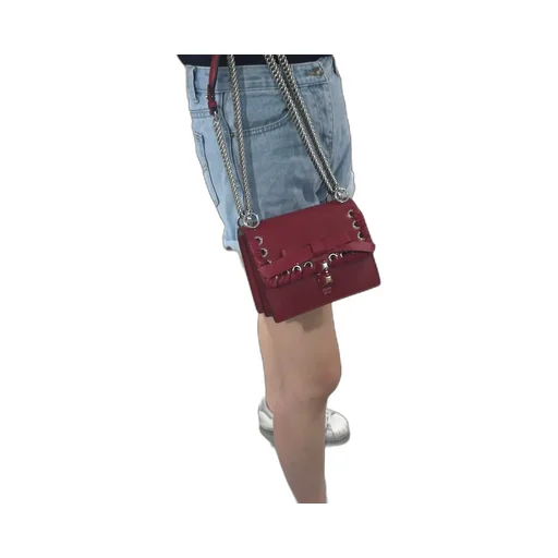 Kan I Bowknot Calfskin Shoulder Bag
