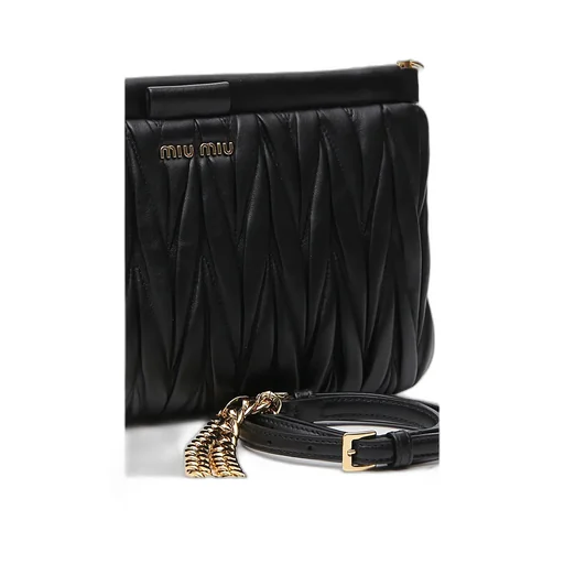 Matelassé Quilted Crossbody Bag