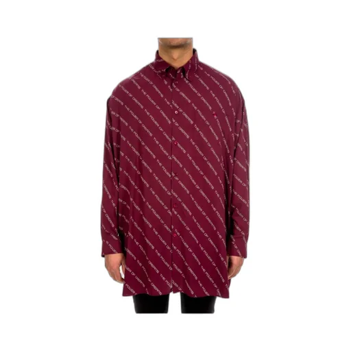 Logo Printed Silhouette Shirt
