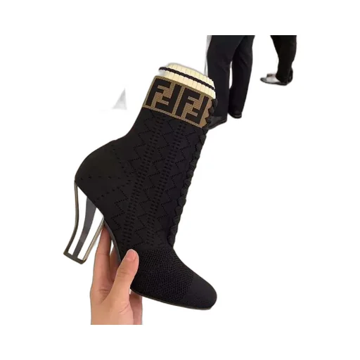 Knitted Ankle Boots