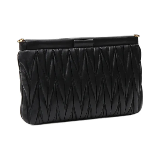 Matelassé Quilted Crossbody Bag