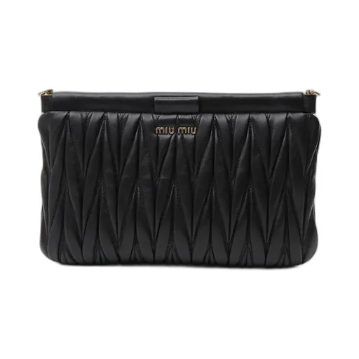 Matelassé Quilted Crossbody Bag