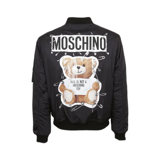 Paper Clip Bear Print Jacket