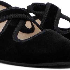 Velvet Ballet Flats