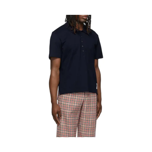 Thom Browne Logo Patch Polo Shirt