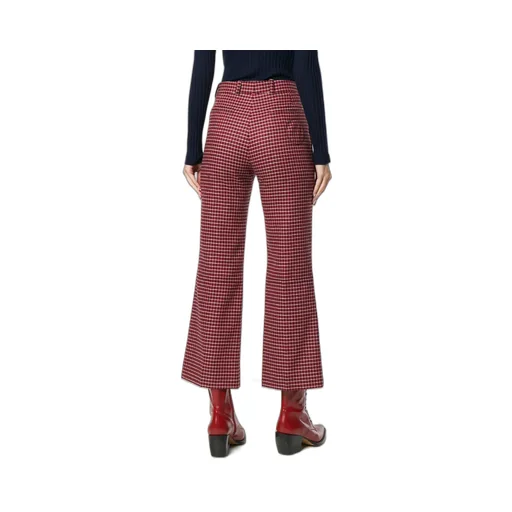 Checked Quarter Pants